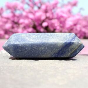 Blue Aventurine Double Terminated Meditation‎  Wand (8)